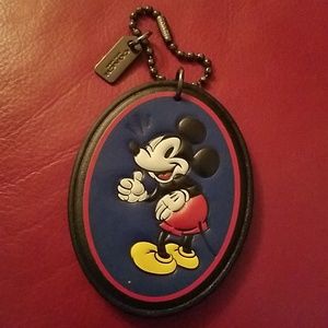 NWOT Coach DisneyX Mickey Bag Charm Tag